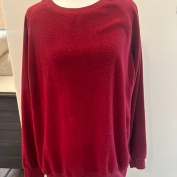 Dear John red Sweatshirtlike top - Size L - Picture 1 of 3